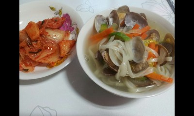 수바지락칼국수 이미지