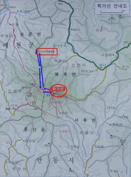 학가산우래자연휴양림 이미지