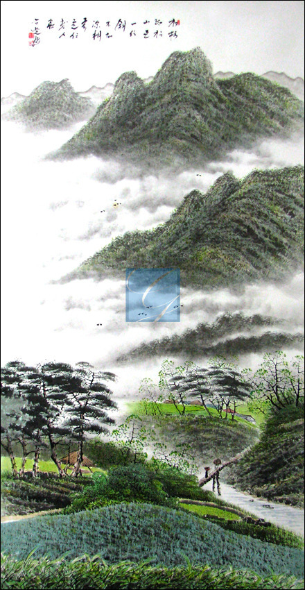 산수화 이미지