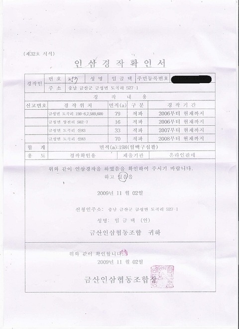 금산홍삼 이미지