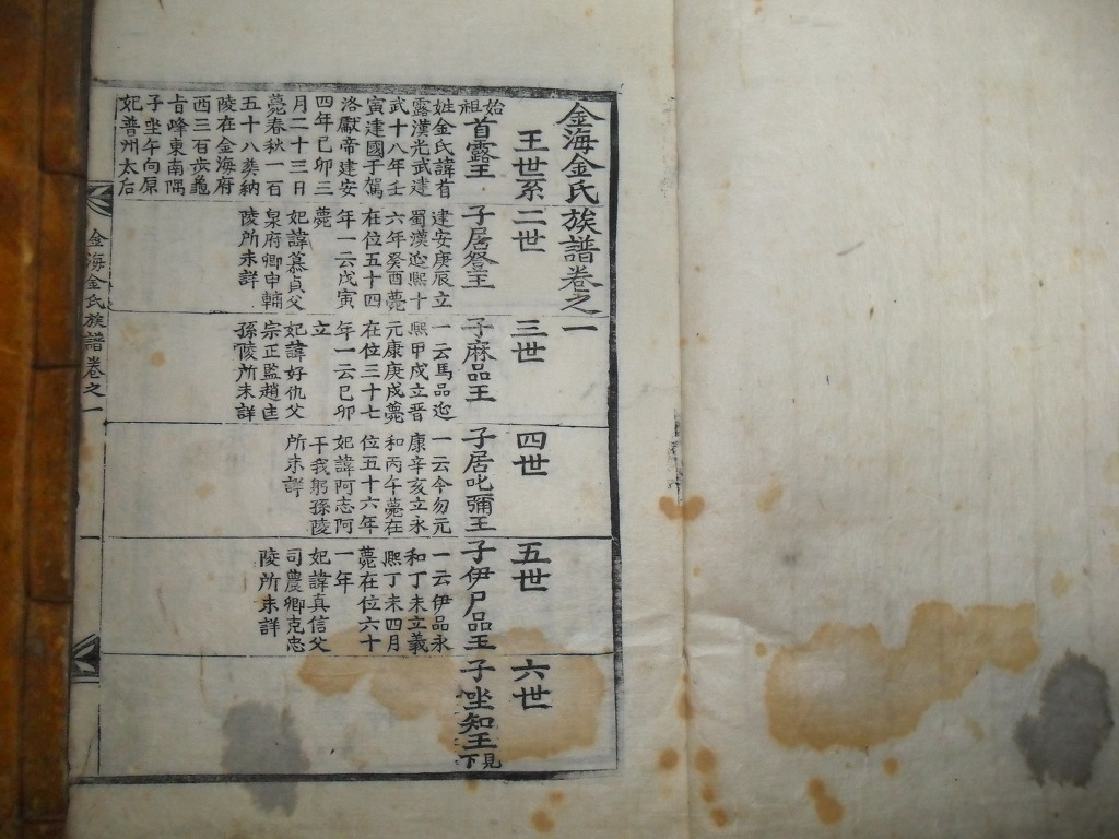 김씨족보 이미지