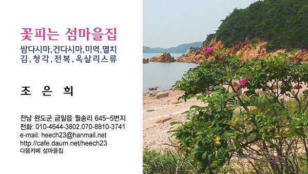 꽃피는 섬마을집 이미지