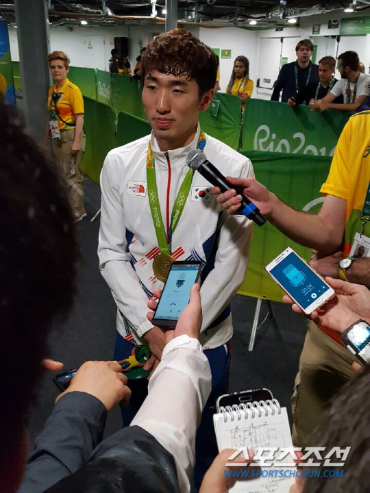 금메달 박상영선수가 언급한 여자친구... | 인스티즈