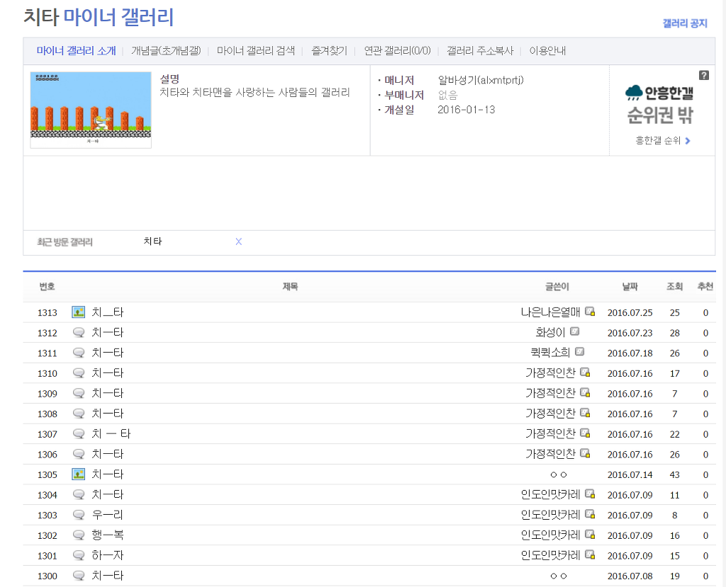 디시 갤러리중 가장 존재 이유를 모르겠는 갤러리 | 인스티즈