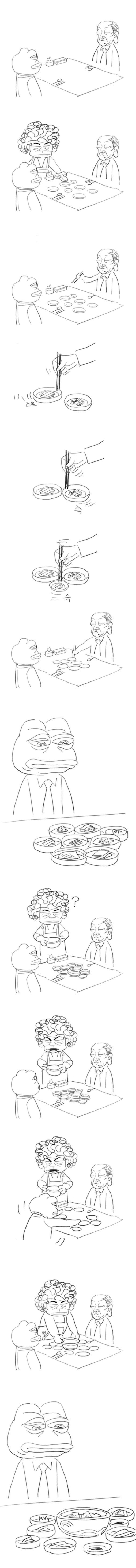 같이 밥먹는 상사의 특이한 버릇.jpg | 인스티즈