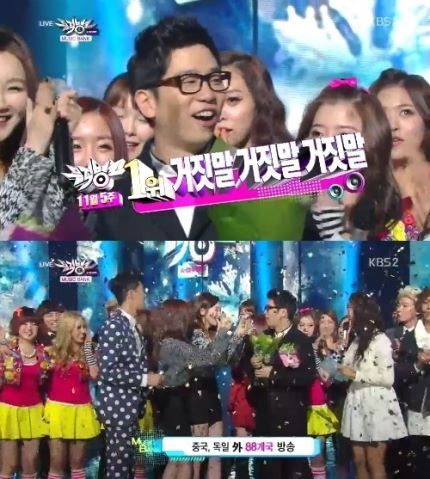 설마 이분들도 뮤뱅 끝나고 복도에 모여 pd에게 인사했을지??? ㄷㄷ | 인스티즈