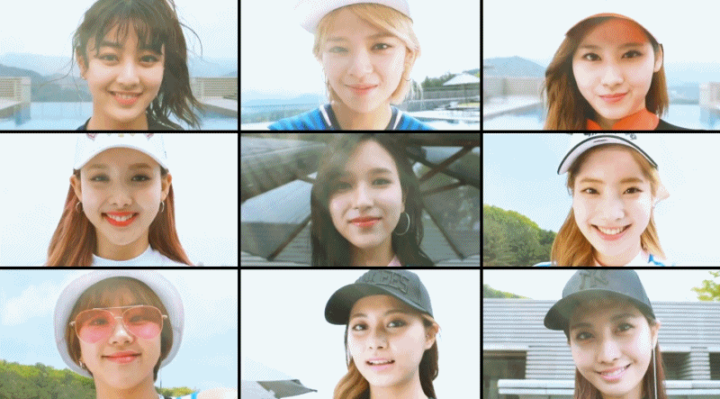 동시에 들이대는 트와이스 멤버들의 입술.gif | 인스티즈