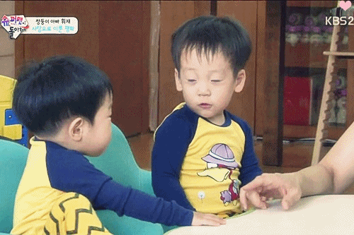 [슈퍼맨이돌아왔다] 서언이 영혼 담은 윙크 vs 영혼 없는 윙크 | 인스티즈