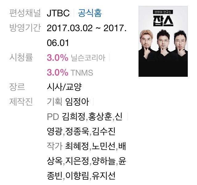 시즌2 나왔으면 하는 JTBC 예능 | 인스티즈