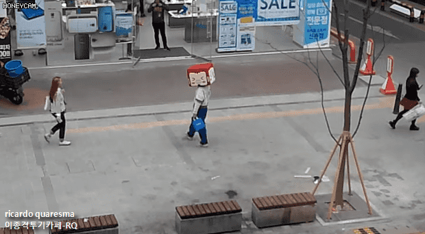 대한민국의 흔한 전단지 알바생들.GIF | 인스티즈