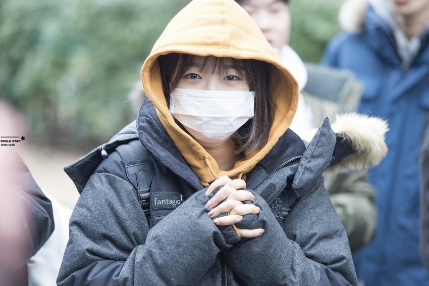 감기가 걸리기 싫은 아이오아이 유정이 | 인스티즈