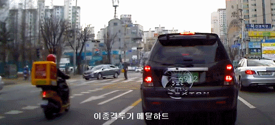도로 한가운데 오토바이 세우고 내려버리는 맥딜리버리 | 인스티즈
