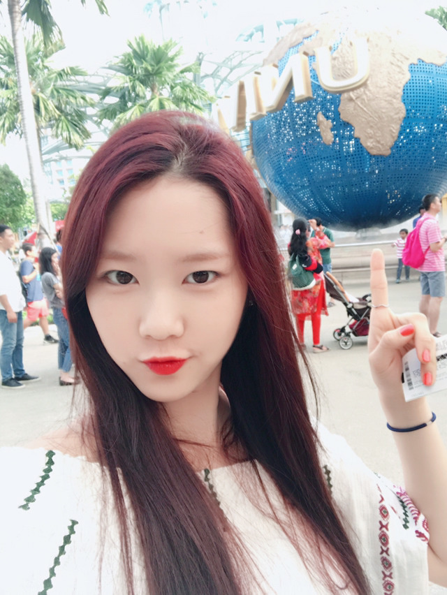 설날휴가때 싱가포르 여행간 오마이걸 지호 사진.JPG | 인스티즈