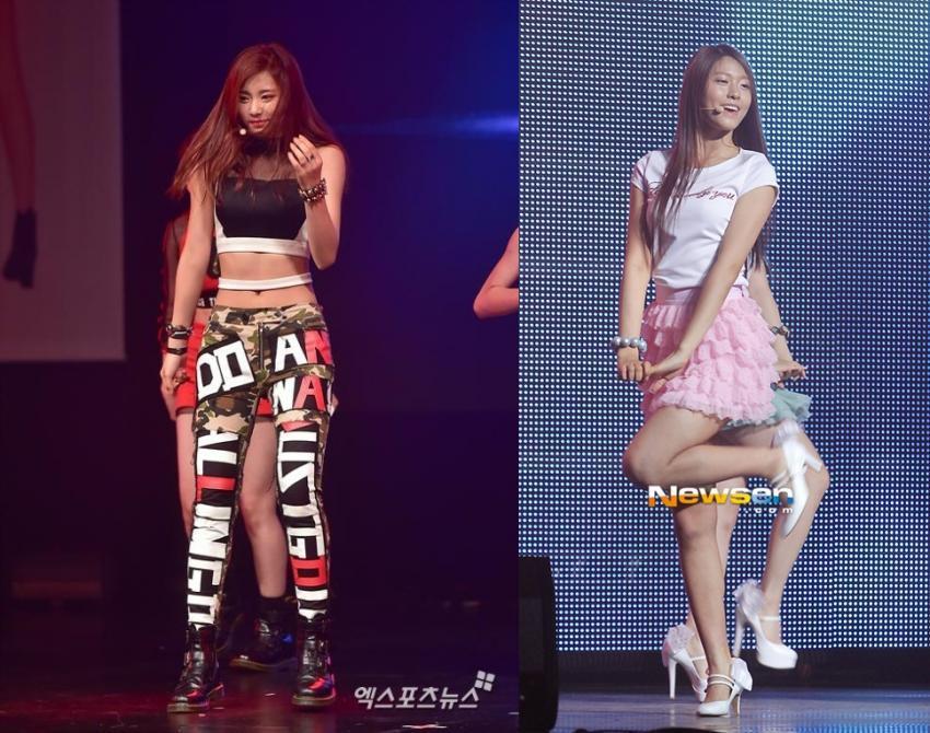 쯔위 vs 설현 데뷔떄 외모 비교.jpg | 인스티즈