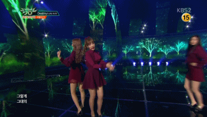 160513 뮤직뱅크 러블리즈 - Destiny.gif | 인스티즈