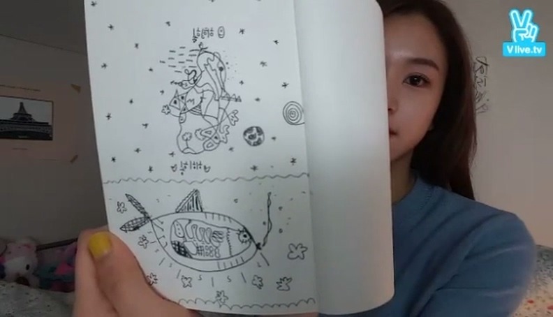 채영이 아기자기한 그림 실력.jpg | 인스티즈
