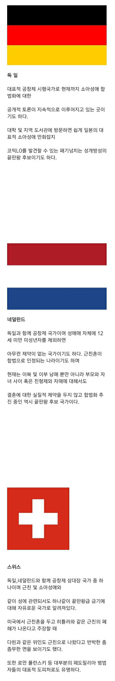 성 개방성 3대장 국가 | 인스티즈