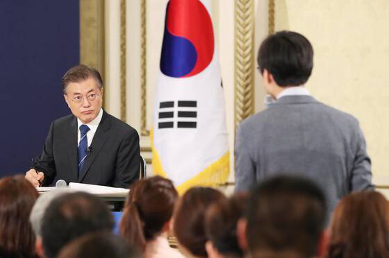 [문재인] 문재인 대통령 취임 100일 기자회견현장 사진 | 인스티즈