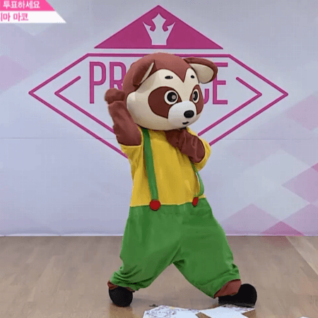 프듀48) 너구리가 있으니깐 안심 하라구.gif | 인스티즈