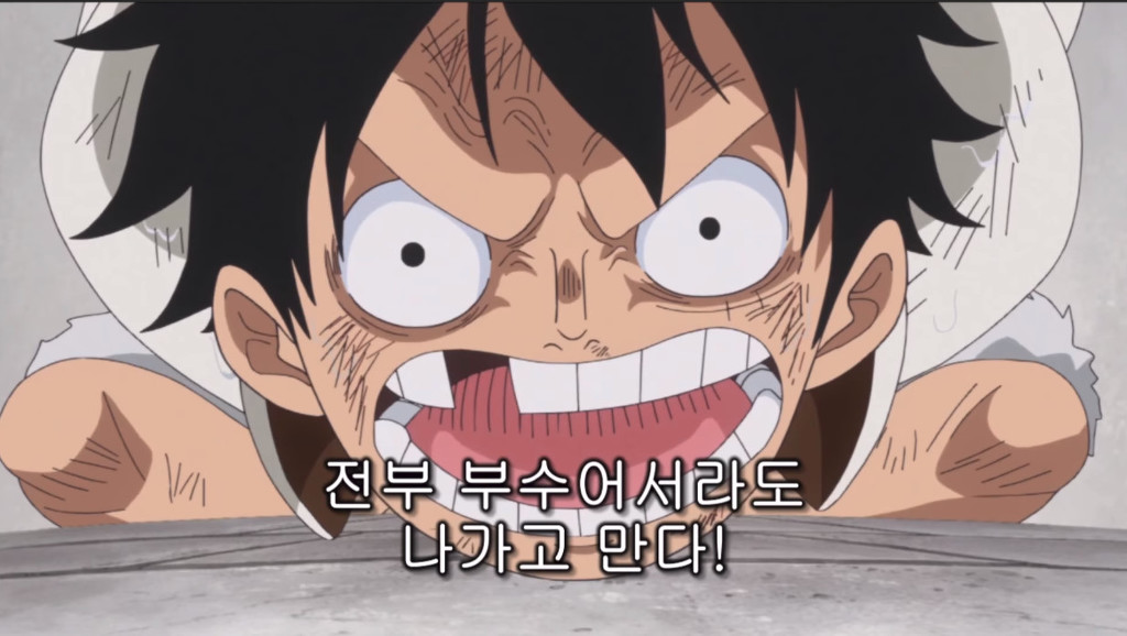 눈앞의 빅맘에게 1:1 승부를 요청하는 루피 | 인스티즈