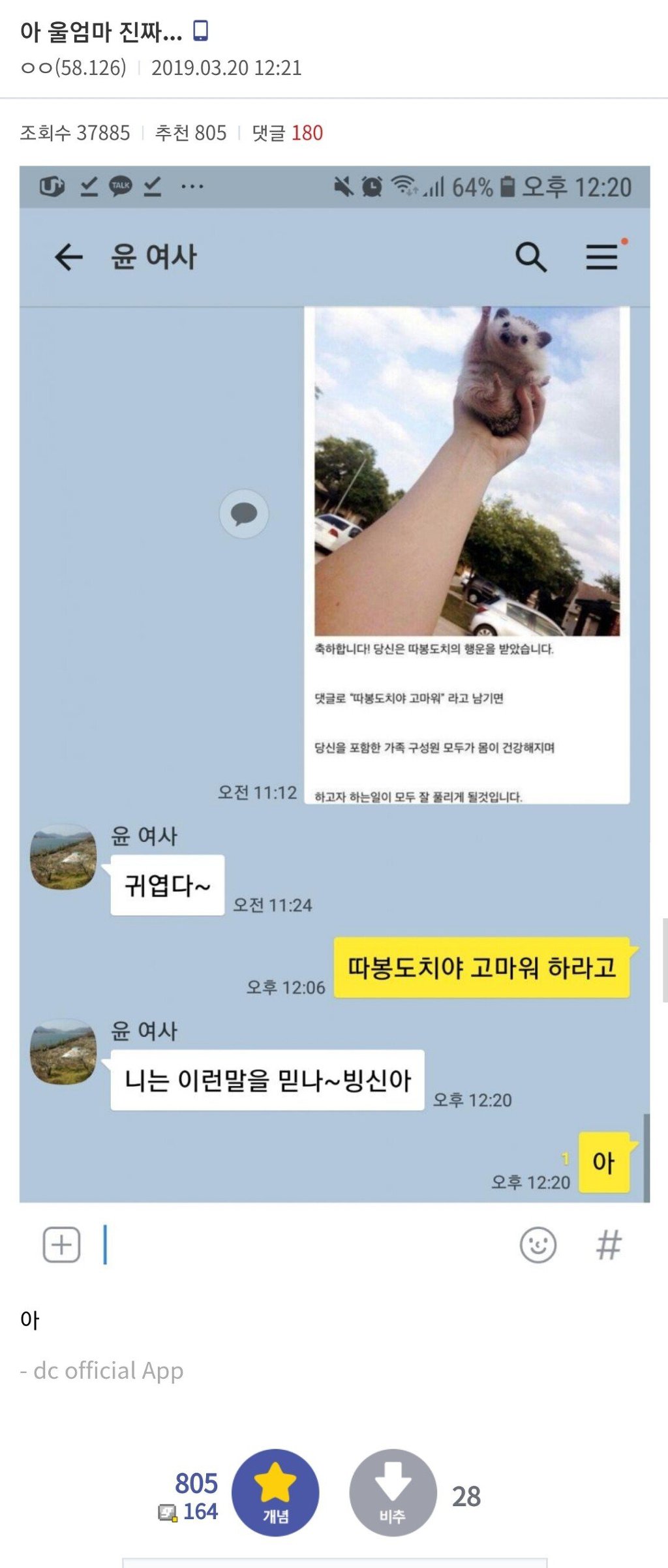 따봉 이미지