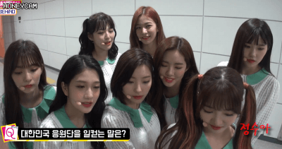 쇼챔피언 비하인드 - 축알못 프로미스 나인.gif | 인스티즈