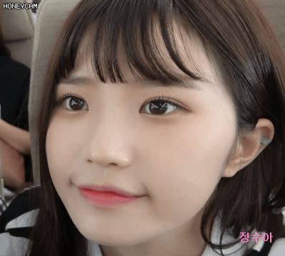 프로미스 나인 송하여 V앱 뉴욕KCON 비하인드.GIF(데이터주의) | 인스티즈