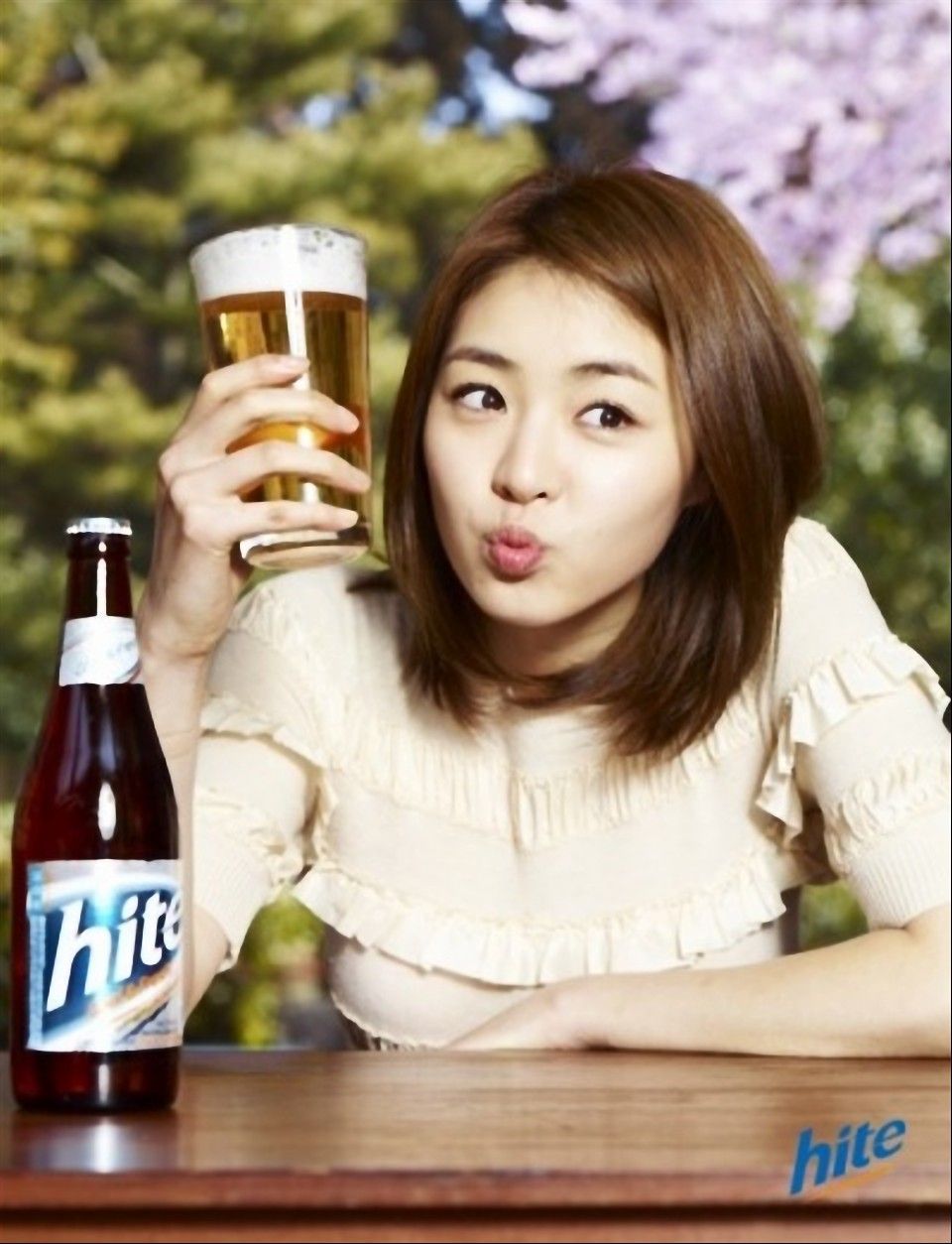 봄 느낌 낭낭한 하이트 맥주 광고 | 인스티즈