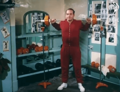 50년대 헬스장 GIF | 인스티즈